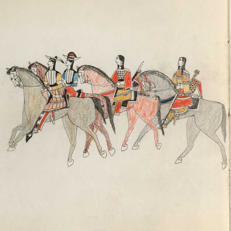 Teckning ur utställningen