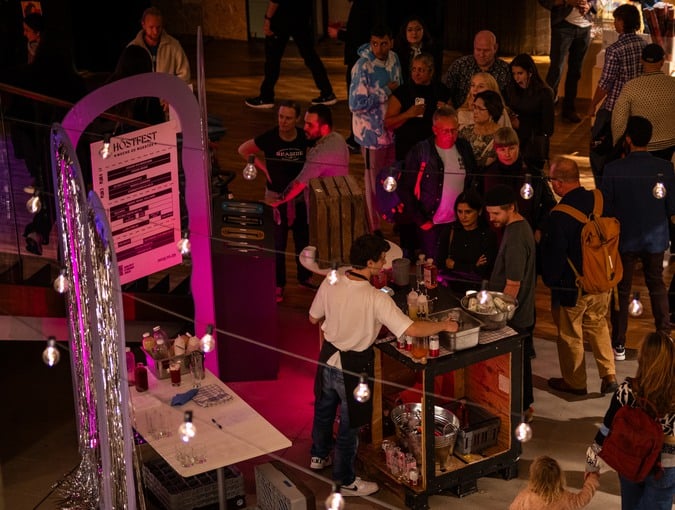 Bar i entrén under höstfesten