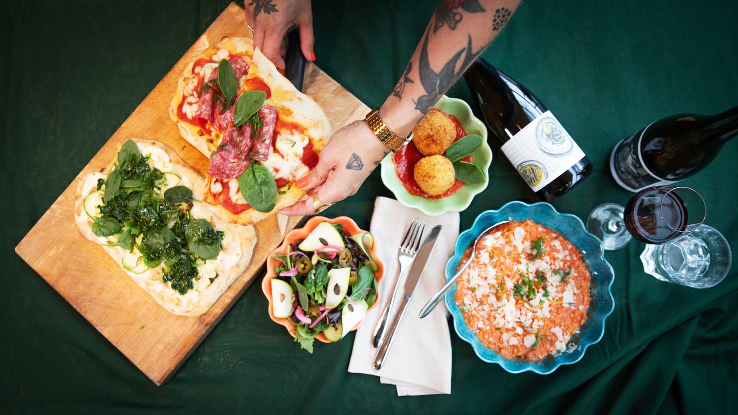 Mat från restaurang VKM