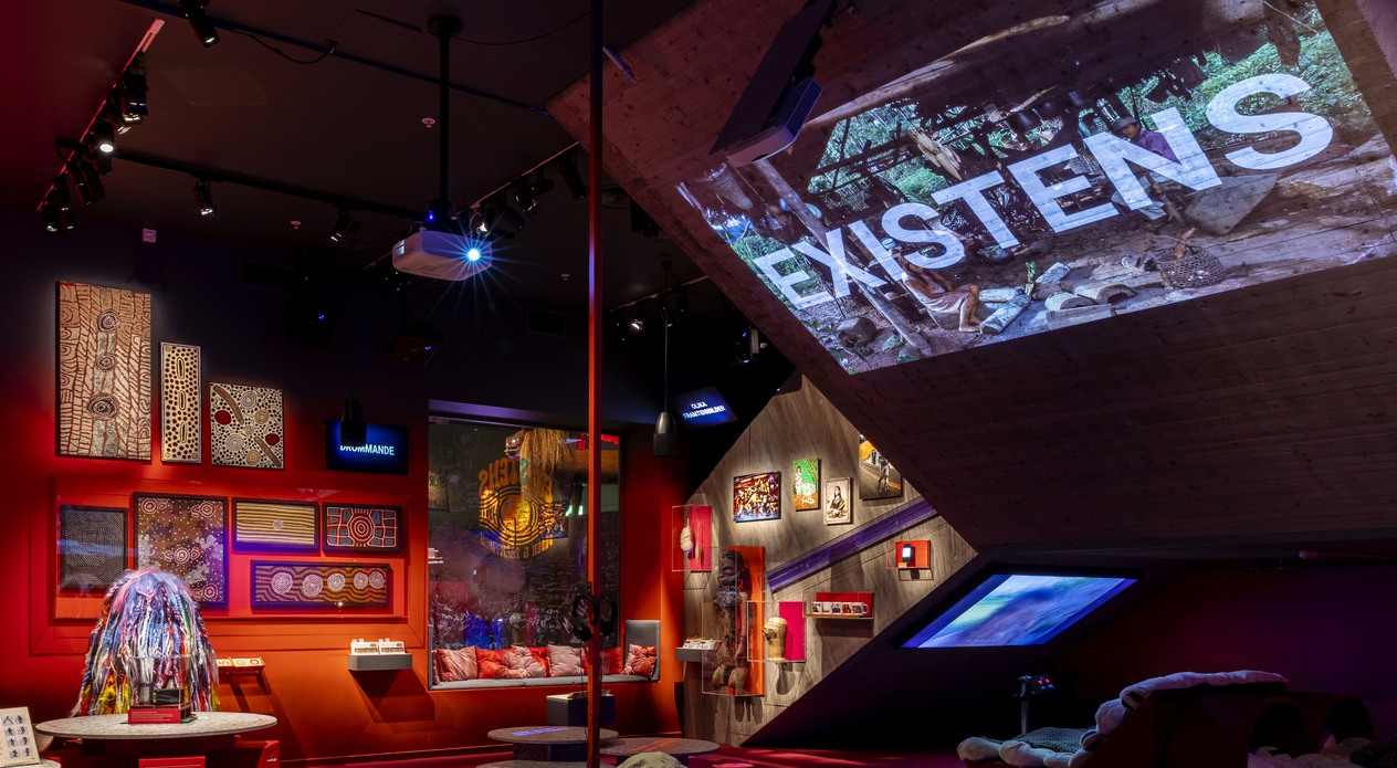 Bilder från utställningen Existens på Världskulturmuseet, november 2025.