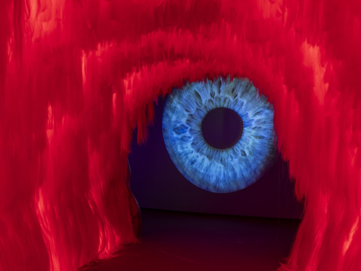 Tunnel in till existens utställningen