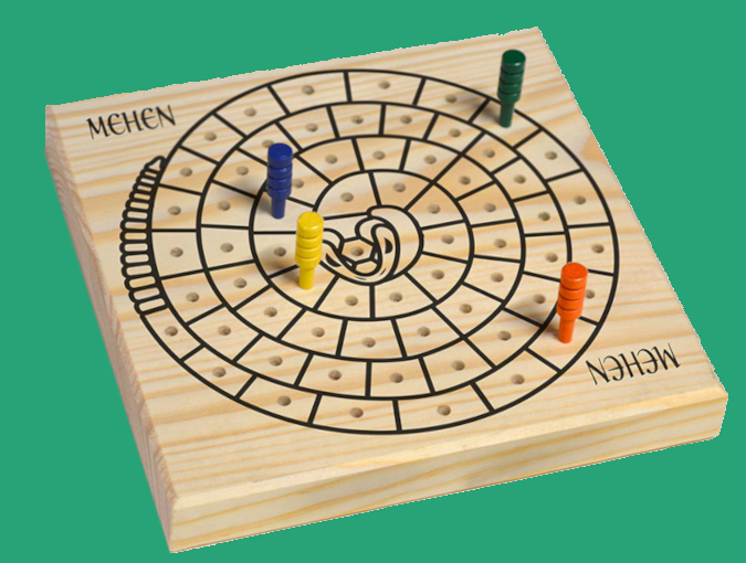 Mehen game board. Foto.